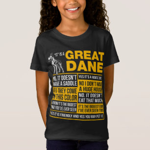Camiseta É Um Grande Dane Engraçado Dom Dog Lover