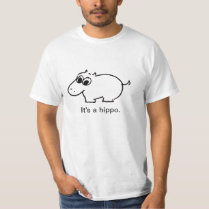 Camiseta É um hipopótamo - V1