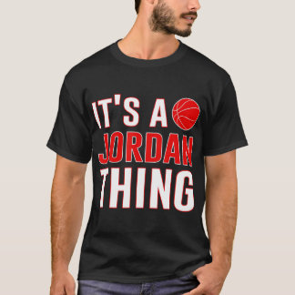 Camiseta É um Jordan Thing Men Mulheres Jogando Basquete Gi