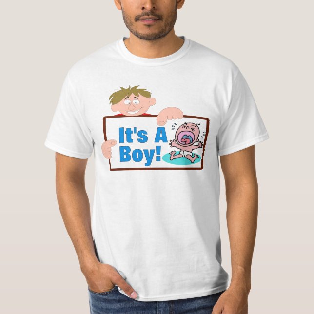 Camiseta É um menino (Frente)