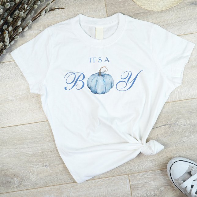 Camiseta É um Menino Abóbora Azul (Criador carregado)