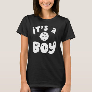 Camiseta É um menino Festa de Revelação de Gênero Churras