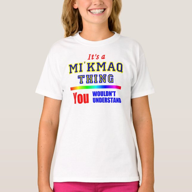 Camiseta É um Mi'kmaq Thing.png (Frente)