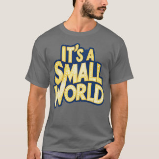 Camiseta É um mundo pequeno, a saia
