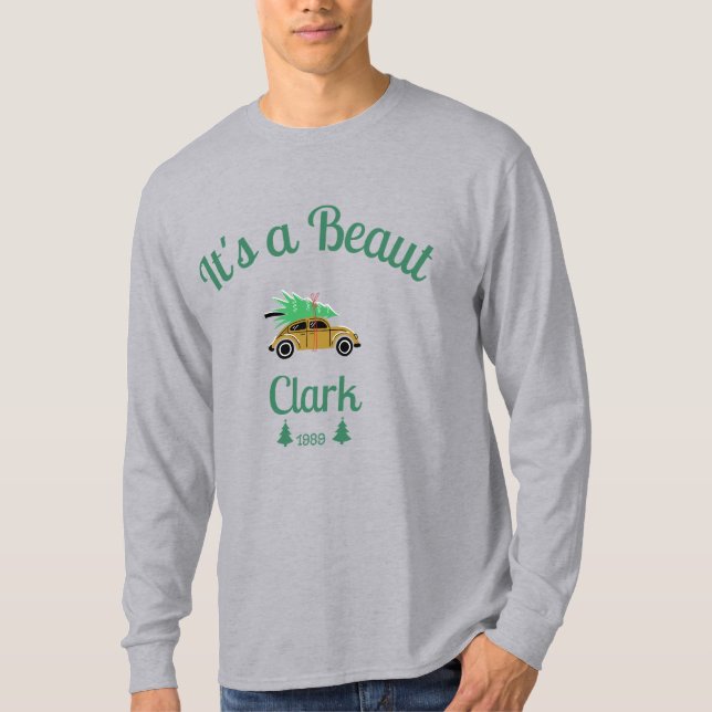 Camiseta É um Natal de Beaut Clark Sweatshirt (Frente)