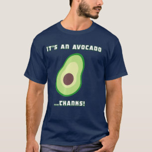 Camiseta É Um Obrigado Avocado Vine Christmas