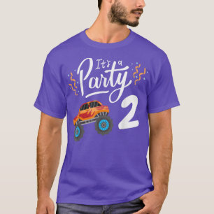 Camiseta É um Partido 2, Presente Monstro, Aniversário