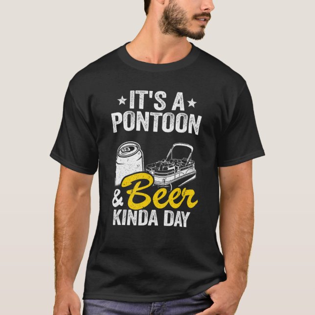 Camiseta É um Pontoon & Beer Day Pontoon C (Frente)