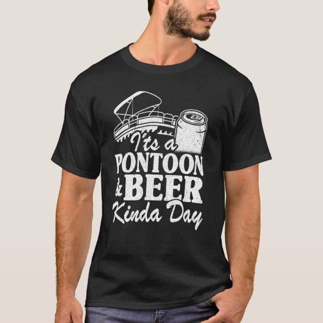 Camiseta É um Pontoon & Beer Day Pontoon C (Frente)