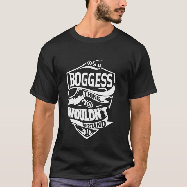 Camiseta É um presente BOGGESS (Frente)