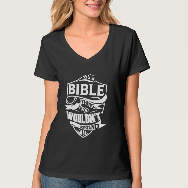 Camiseta É um presente de BÍBLIA (Frente)