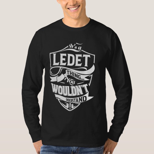 Camiseta É um presente de coisas da LEDET (Frente)