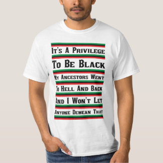 Camiseta É um privilégio ser negro
