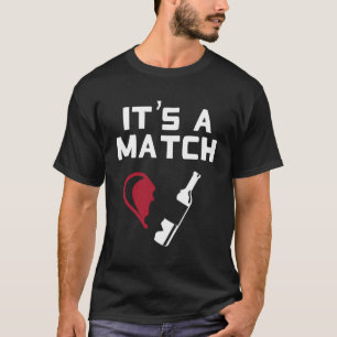 Camiseta É Um Provando De Vidro De Vinho De Casca De Vinho