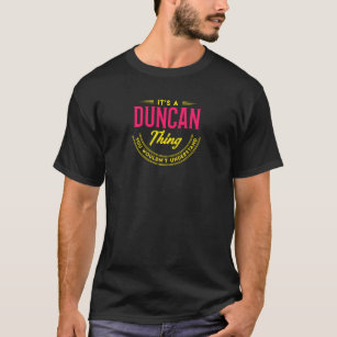 Camiseta É um Sobrenome Duncan Surname Pride