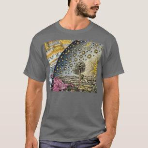 Camiseta É um T liso do Woodcut de Flammarion da terra