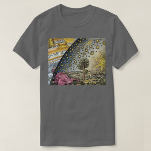 Camiseta É um T liso do Woodcut de Flammarion da terra