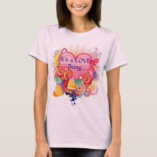 Camiseta É um t-shirt da coisa do amor