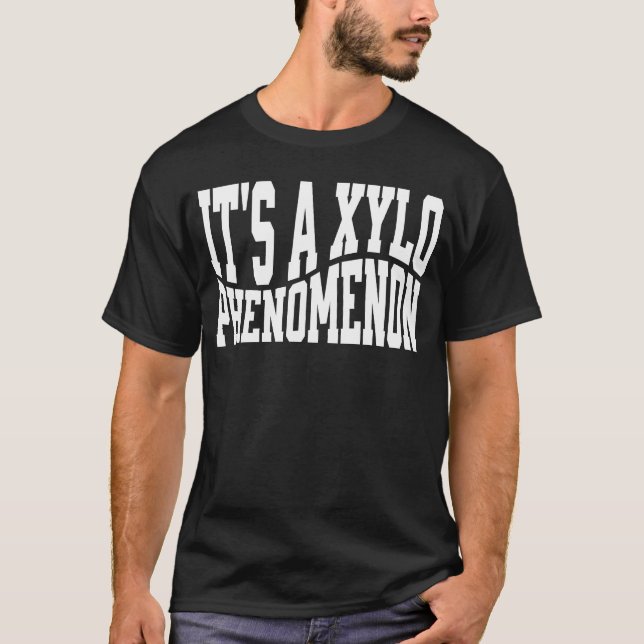 Camiseta É um Xylo Fenomênon Xylofonista (Frente)