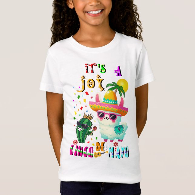 Camiseta É Uma Alegria Cinco De Mayo (Frente)