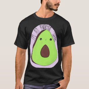 Camiseta É uma arte adesiva de obrigados de abacate