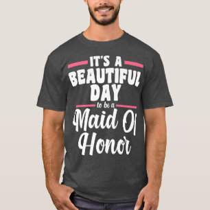 Camiseta É uma bela equipe de noiva madrinha de casamento d