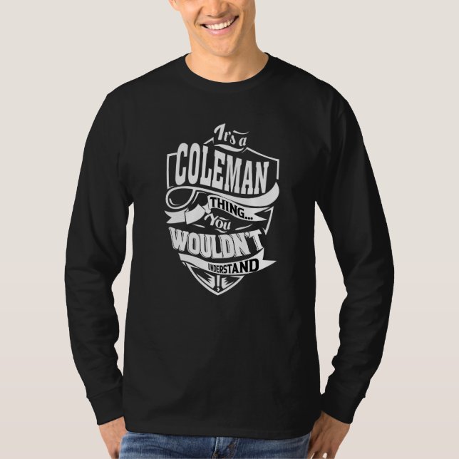Camiseta É uma coisa Coleman (Frente)