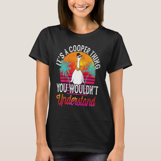 Camiseta É uma Coisa Cooper que você não entenderia. (Frente)