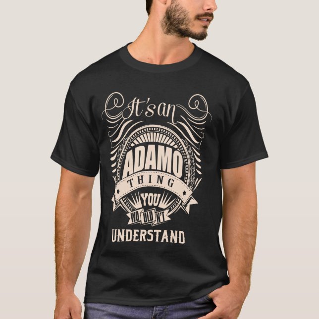 Camiseta É uma coisa da ADAMO (Frente)