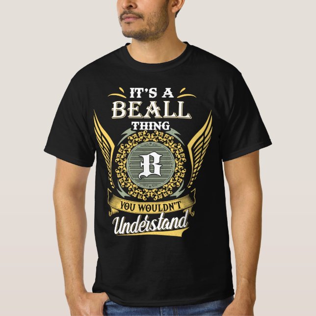 Camiseta É Uma Coisa da Beall Que Você Não Pode Entender (Frente)