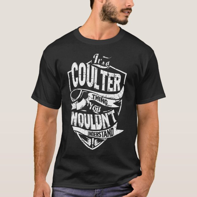 Camiseta É uma Coisa da COULTER (Frente)