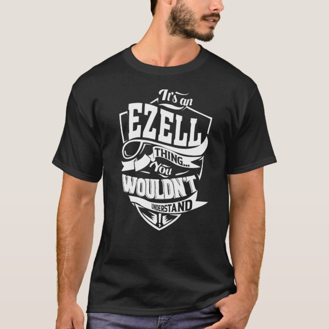 Camiseta É uma coisa da EZELL que dá prêmios (Frente)