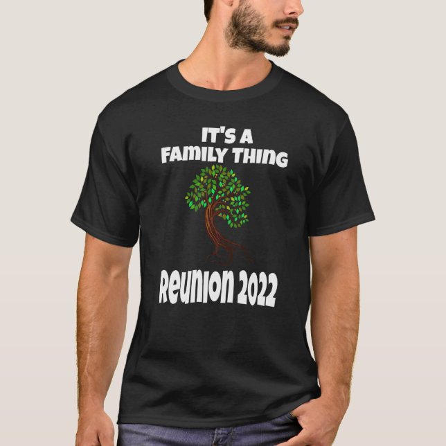 Camiseta É uma coisa da família que corresponde à Reunião 2 (Frente)
