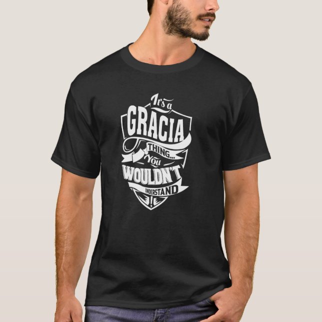 Camiseta É uma coisa da GRACIA (Frente)