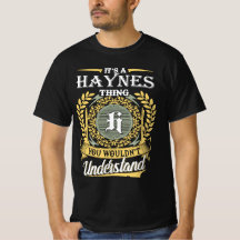 É uma coisa da Haynes que não conseguias entender
