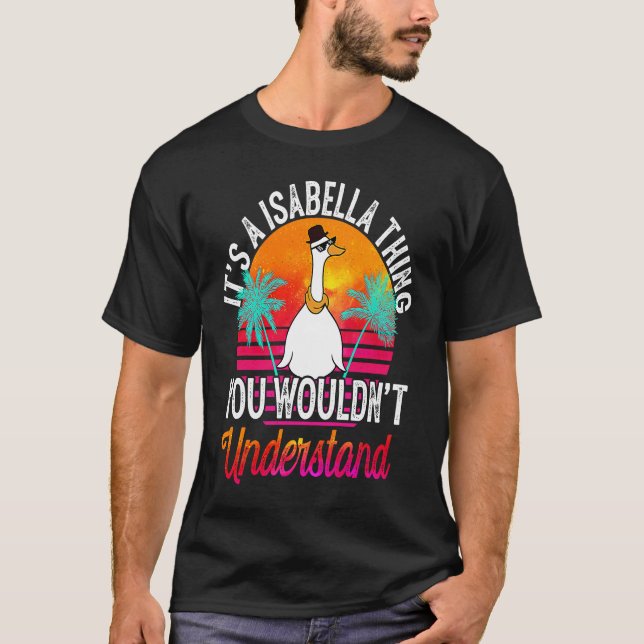 Camiseta É uma coisa da Isabella que você não entenderia (Frente)