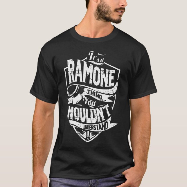 Camiseta É uma coisa da RAMONE (Frente)