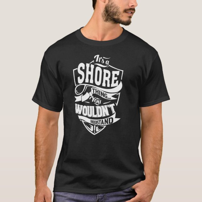 Camiseta É uma coisa da SHORE (Frente)