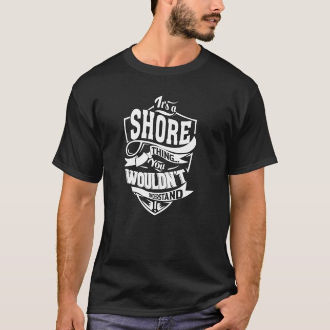 Camiseta É uma coisa da SHORE (Frente)