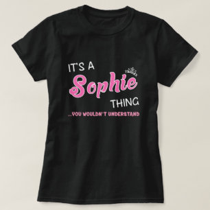 Camiseta É uma coisa da Sophie que você não entenderia