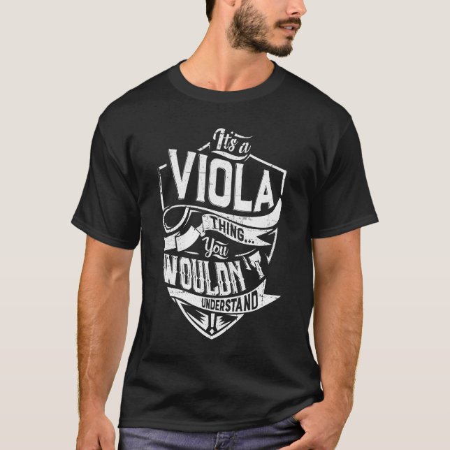 Camiseta É uma coisa da VIOLA, você não entenderia (Frente)