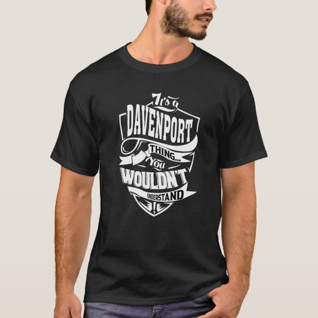 Camiseta É Uma Coisa Daveport (Frente)