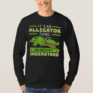 Camiseta É Uma Coisa De Alligador Aniversário Para Meninos
