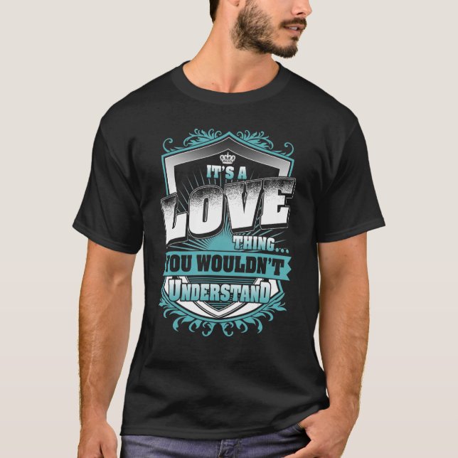 Camiseta É uma coisa de amor que você não entenderia clássi (Frente)