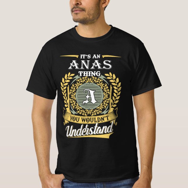 Camiseta É Uma Coisa de Anas Que Você Não Pode Entender (Frente)