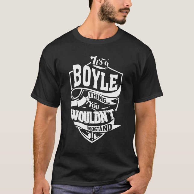 Camiseta É uma coisa de Boyle (Frente)
