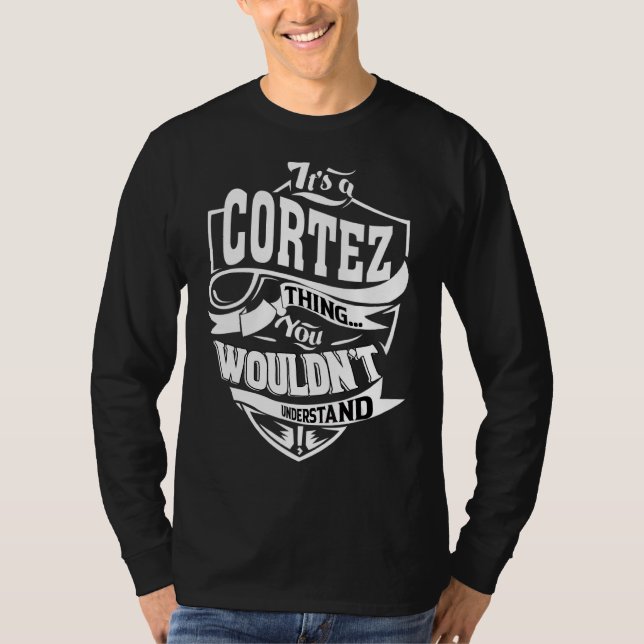 Camiseta É uma coisa de Cortez (Frente)