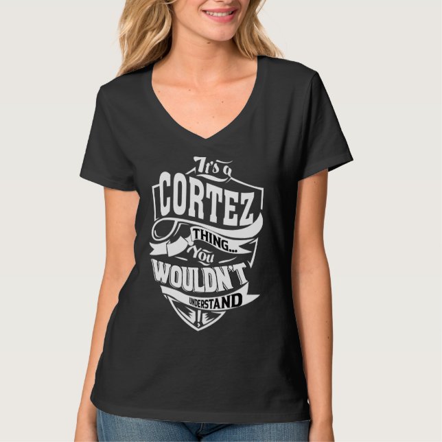Camiseta É uma coisa de Cortez (Frente)