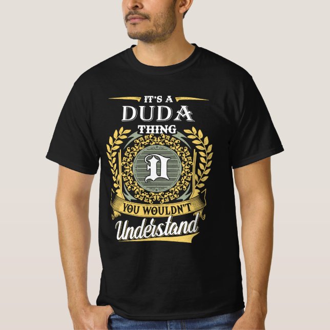 Camiseta É uma coisa de Duda que não conseguias entender (Frente)