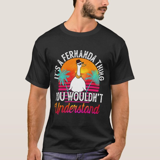 Camiseta É uma coisa de Fernanda que você não entenderia (Frente)